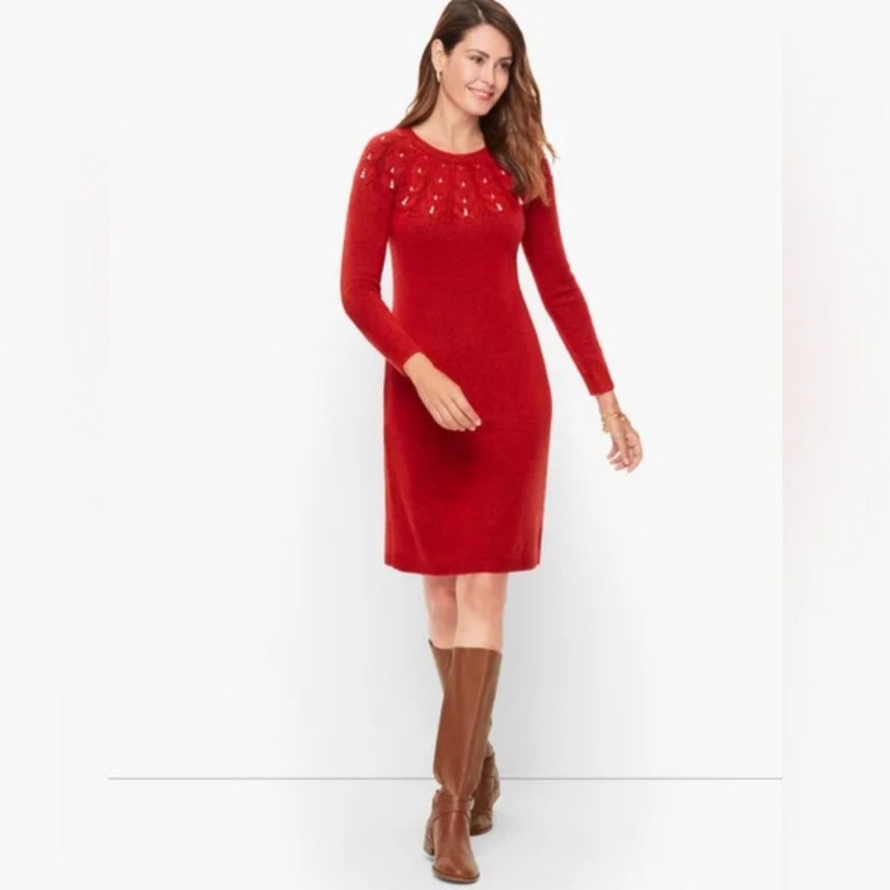 Pearl Yoke Shift Dress - Picture 1 of 5